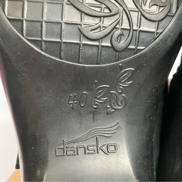 Dansko Ainsley mary Jane clogs black leather size 40 - Picture 10 of 10